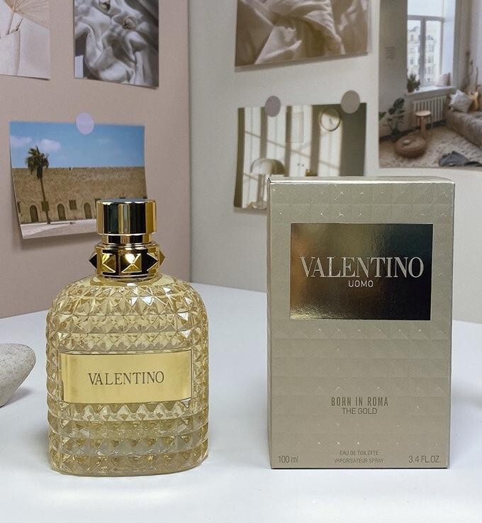 Valentino Uomo Born In Roma The Gold EDP– 100ml | Bold, Spicy, and Unapologetically Luxurious